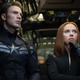 Chris Evans and Scarlett Johansson in Captain America: The Winter Soldier